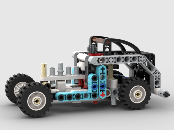 LEGO MOC Truck with Four-Cylinder Engine by Raptor9889 | Rebrickable ...