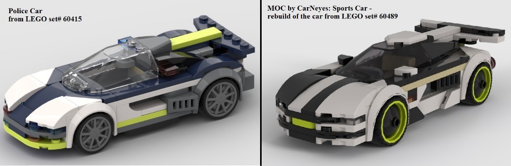 LEGO MOC-250624 60489 MOC (Jet & Sports Car) by CarNeyes