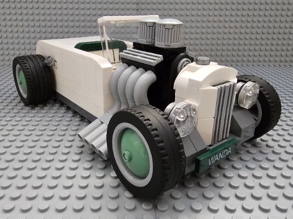 LEGO MOC-173213 Vintage Roadster by Damo_Fett | Rebrickable - Build ...