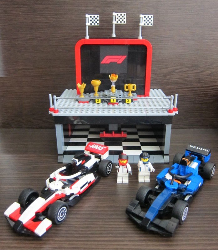 LEGO MOC-235464 60464 MOC (Williams & HAAS + F1 Podium) by