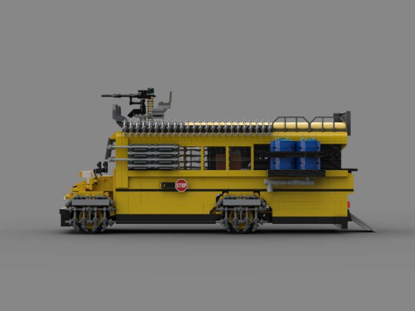 Lego ninjago school bus hot sale