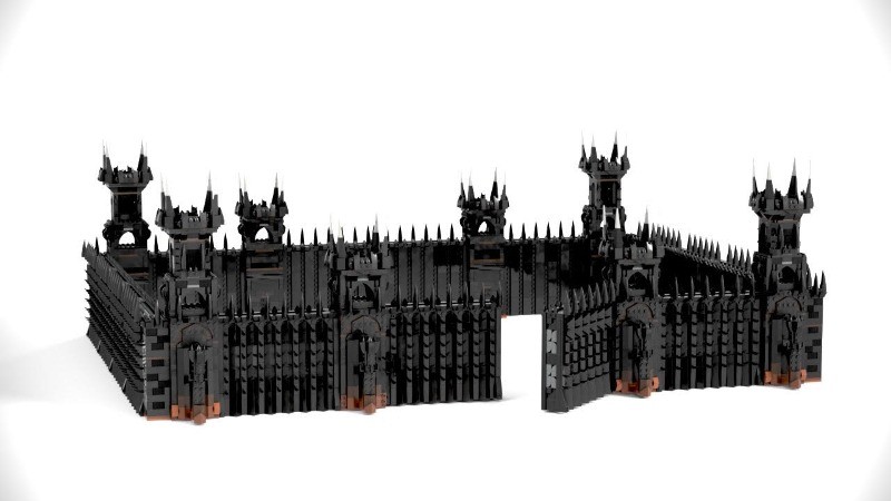 LEGO MOC-189194 LOTR Black Gate by Tigerton_bricks | Rebrickable ...
