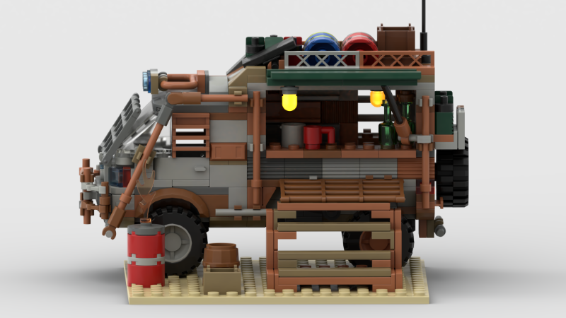 LEGO MOC-169819 Doomsday style ——merchant cart that flows inside the ...