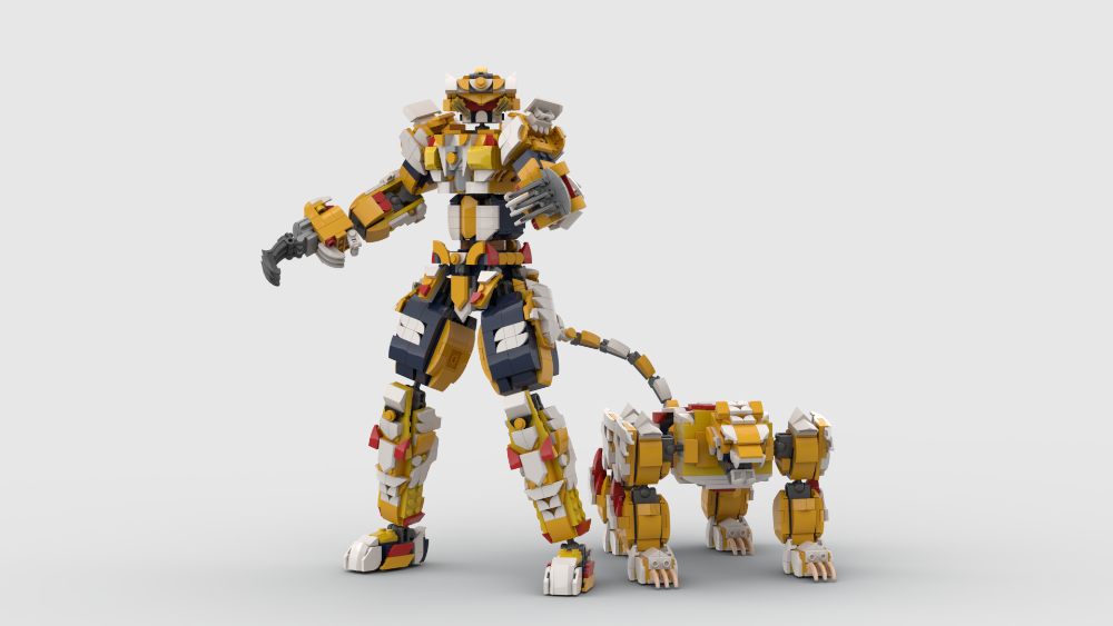 LEGO MOC-249248 Tiger Warrior & Great Tiger by Rin_Katsuki ...
