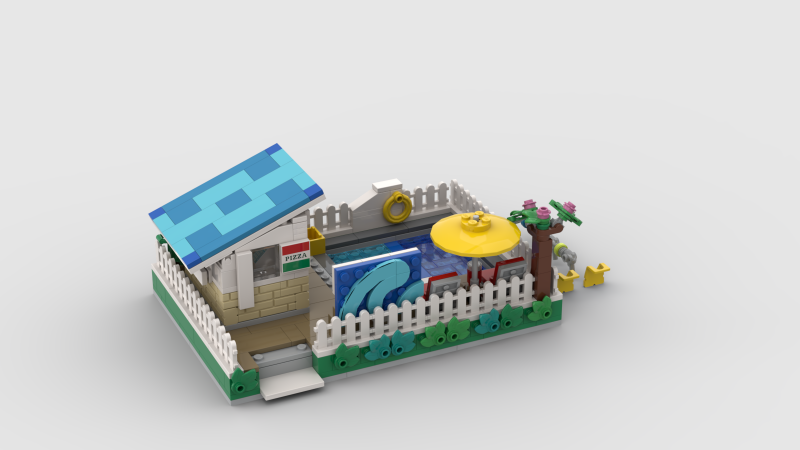 LEGO MOC-138355 Public Pool by davidgitz | Rebrickable - Build with LEGO