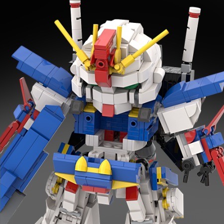 LEGO MOC-180751 ZZ GUNDAM by choi_dambaek | Rebrickable - Build