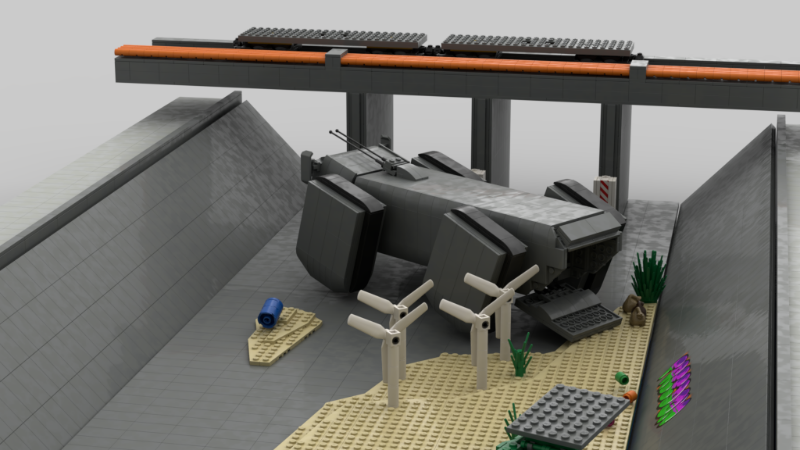 LEGO MOC-164265 Floodway by Futurism_Lego | Rebrickable - Build with LEGO