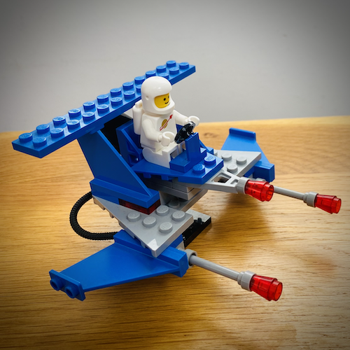 LEGO MOC-204930 Classic Space Reimagined: Tri-Scanner Rocket Sled by ...