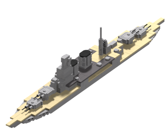 LEGO MOC Battle of the Denmark strait pack(Bismarck, Prinz Eugen ...