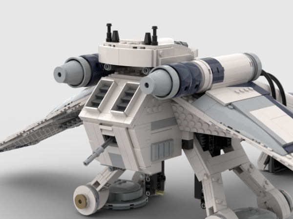 LEGO MOC Republic Dropship V2 (Works with 2008, 2013, AND 2022 AT-TEs ...