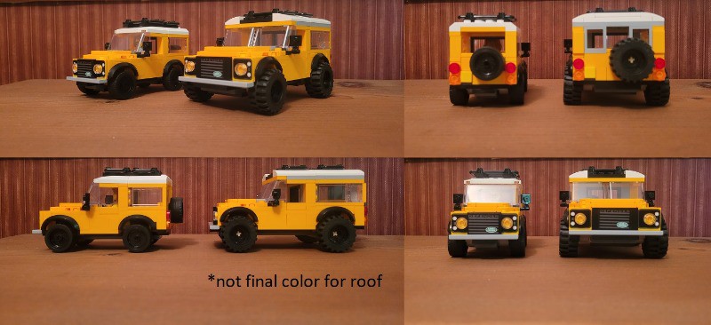 Lego Moc Classic Defender 8 Wide By Rr67 