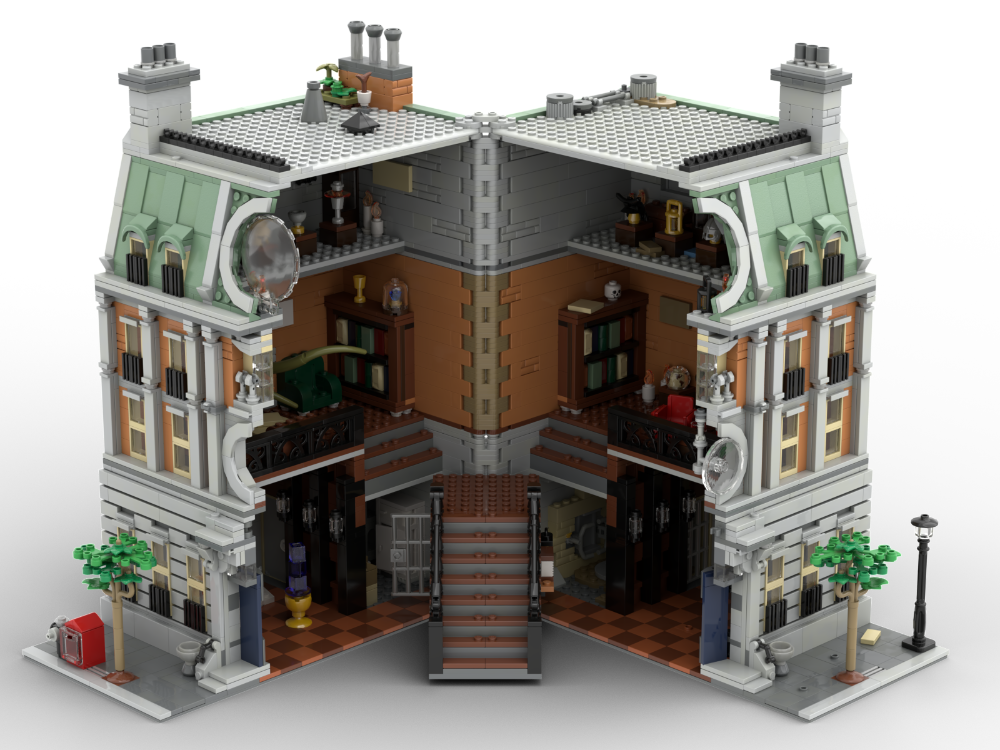 LEGO MOC Opening Modular Sanctum Sanctorum by brickpatch