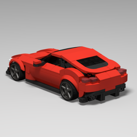 LEGO MOC Ferrari Roma 8 wide by fisibrick | Rebrickable - Build with LEGO