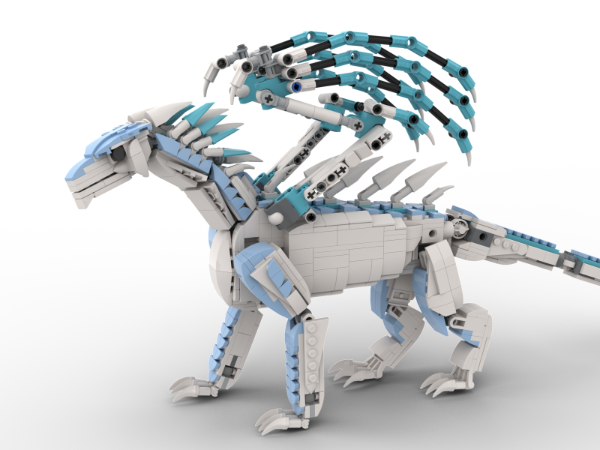 LEGO MOC IceWing Improved Head by Woffle Dude | Rebrickable - Build ...