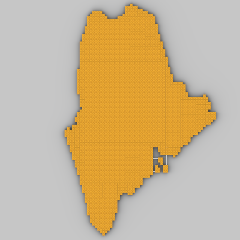 LEGO MOC-179331 Giant Contiguous United States Map by hawkfan08 ...