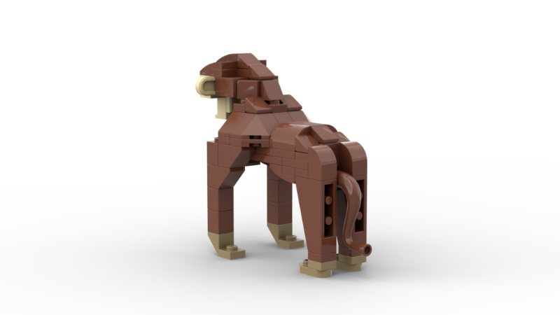 LEGO MOC Monkey by OwlClicker | Rebrickable - Build with LEGO