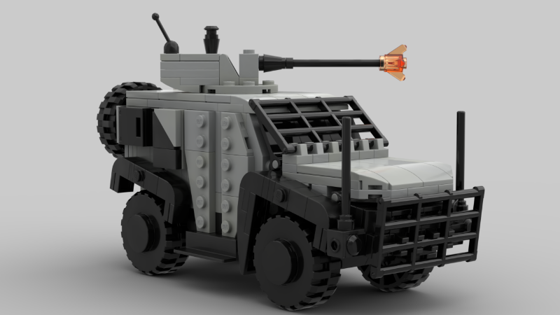 LEGO MOC Futuristic Military JLTV by Futurism_Lego | Rebrickable ...