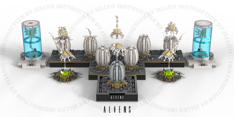LEGO MOC-205889 Micro Facehugger : ALIENS by jellco | Rebrickable ...