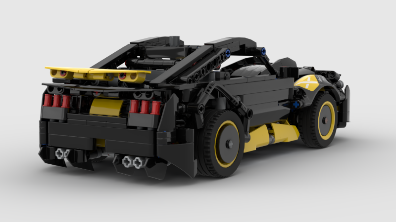 LEGO MOC 42151 - Mustang by ale0794 | Rebrickable - Build with LEGO