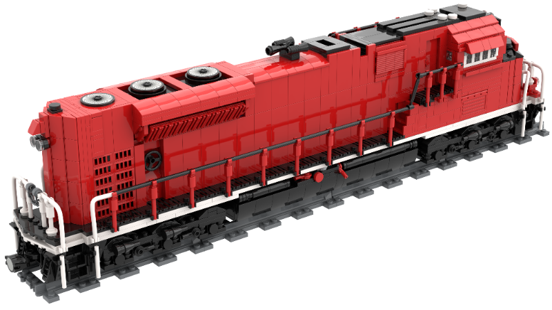 LEGO MOC EMD SD70Ace Canadian Pacific by Barduck | Rebrickable - Build ...