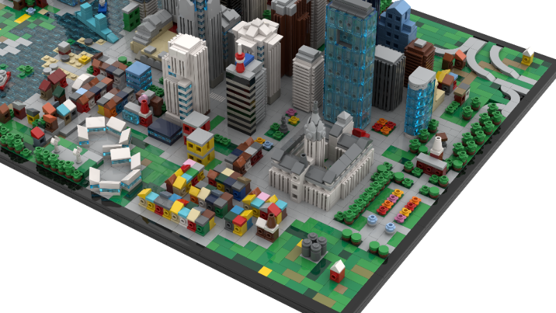 LEGO MOC Philadelphia - city map (skyline) by kubak5 | Rebrickable ...