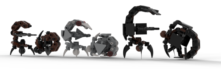 LEGO MOC-205900 Droideka Variants by Hando Fos | Rebrickable - Build ...