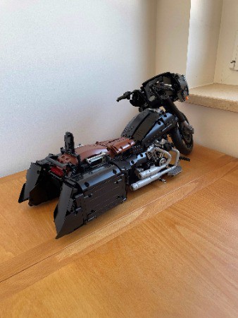 LEGO MOC 10269 Harley Davidson Fatboy RC Conversion by Cyrix