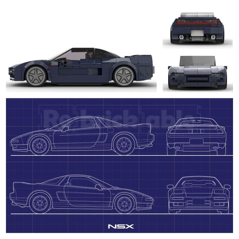LEGO MOC Honda NSX by Sweeng | Rebrickable - Build with LEGO