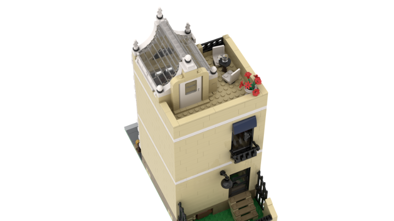 LEGO MOC-170049 Modular Building with interior by felix.rebricks ...
