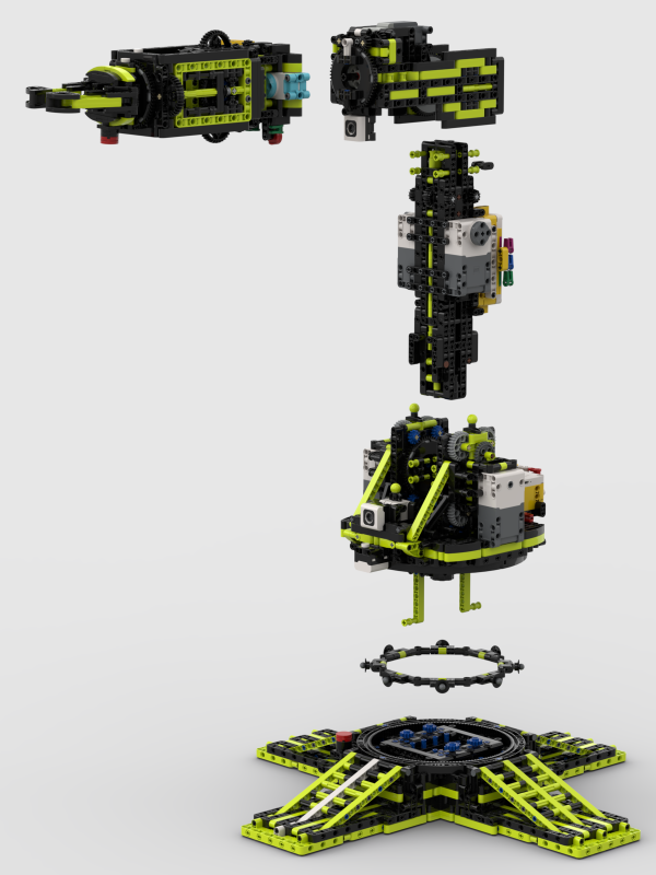 LEGO MOC-253928 6 Axis Robotic Arm mk5 by glaysche | Rebrickable