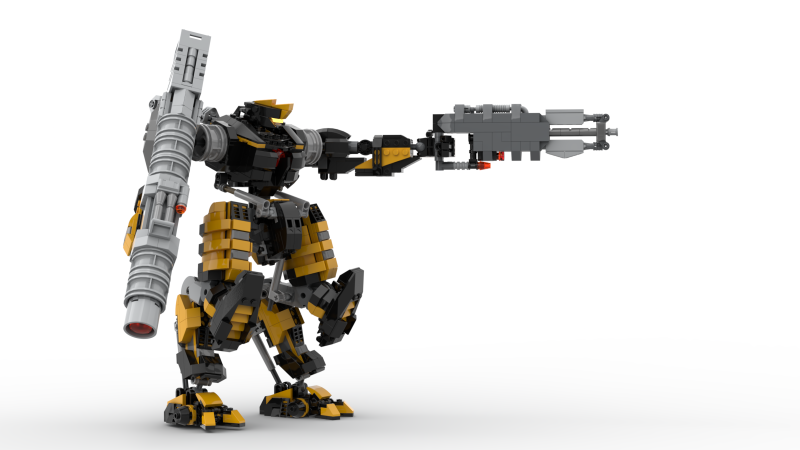 LEGO MOC Hellfire Bazooka by SparrowLegs | Rebrickable - Build with LEGO