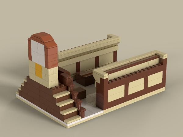 LEGO MOC Ace Attorney Courtroom by YellowDonut | Rebrickable - Build ...