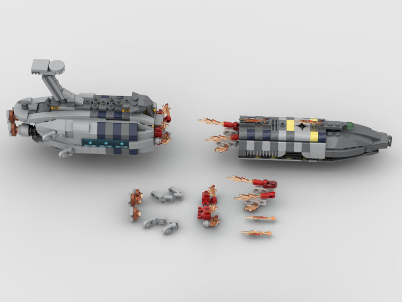 LEGO MOC-238938 Invincible hand (providence class) landing episode 3 by ...