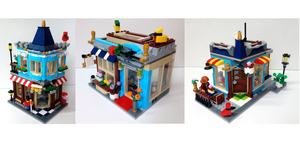 LEGO Set 31105-1 Townhouse Toy Store (2020 Creator > Creator 3-in 