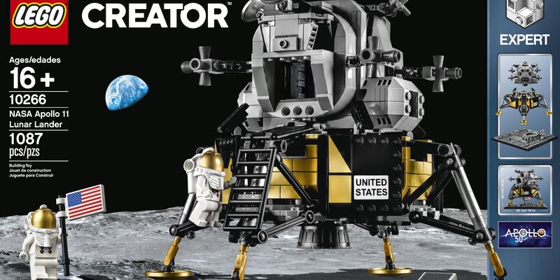 lego creator nasa apollo 11 lunar lander set