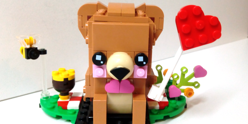 Review: 40379-1 - Valentine's Bear | Rebrickable - Build with LEGO