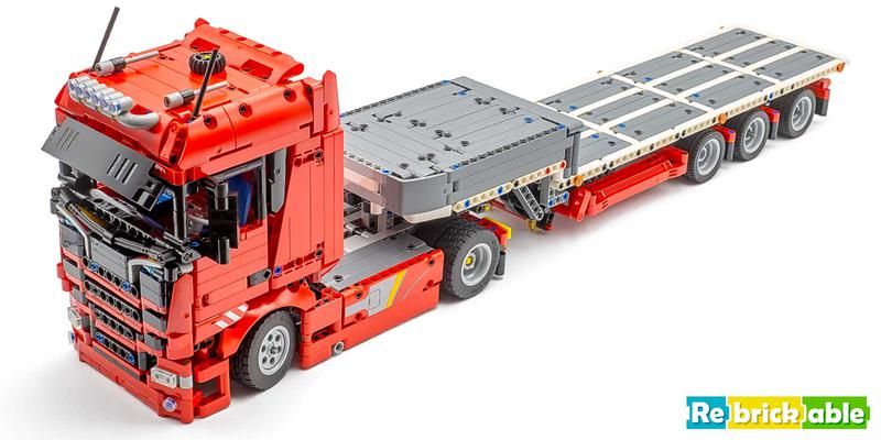 Review: MOC-55263 – C Model – Scania Truck and Steering Trailer | Rebrickable - Build with LEGO