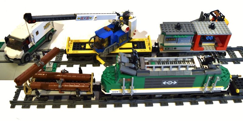 lego bank train