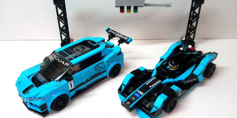 Review: - Formula E Panasonic Jaguar Racing GEN2 car & Jaguar I-PACE eTROPHY | Rebrickable - with LEGO