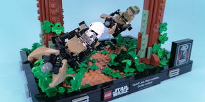 LEGO® Star Wars® Endor Speeder Chase Diorama 75353 Building Set (608 Pieces)