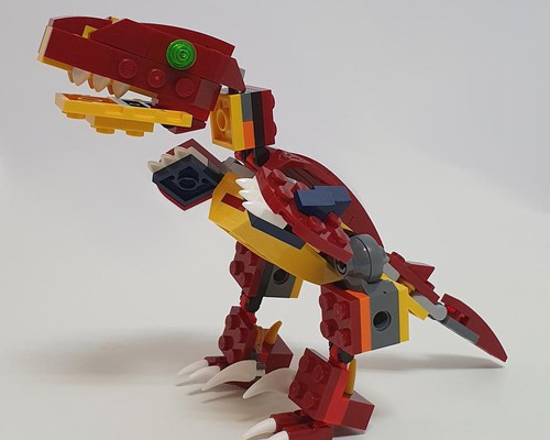 LEGO MOC Dromaeosaur and Pterosaur by thesagan | Rebrickable - Build ...