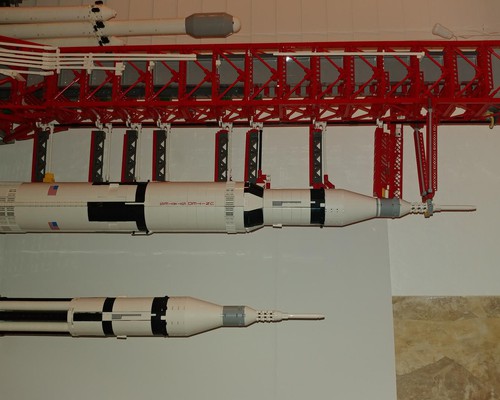 LEGO MOC Saturn IB booster (Saturn V scale) by MOCrockets | Rebrickable ...