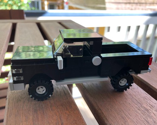 LEGO MOC Black Off-road pickup Truck by De_Marco | Rebrickable - Build ...