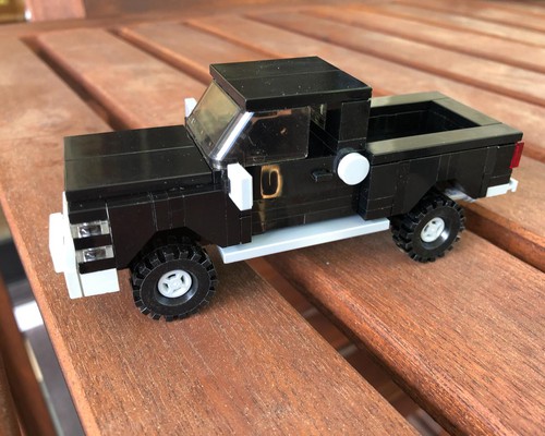 LEGO MOC Black Off-road pickup Truck by De_Marco | Rebrickable - Build ...