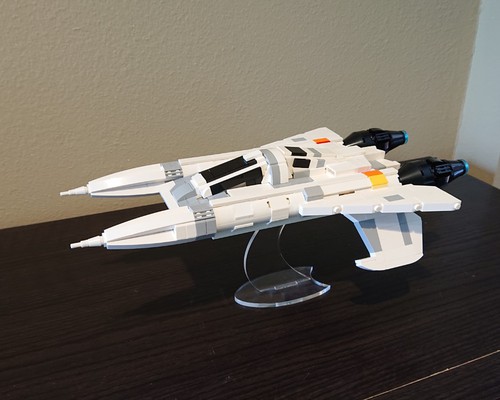 LEGO MOC Buck Rogers Starfighter 2.0 by apenello | Rebrickable - Build ...