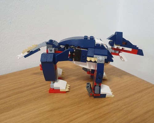 transformer wolf toy