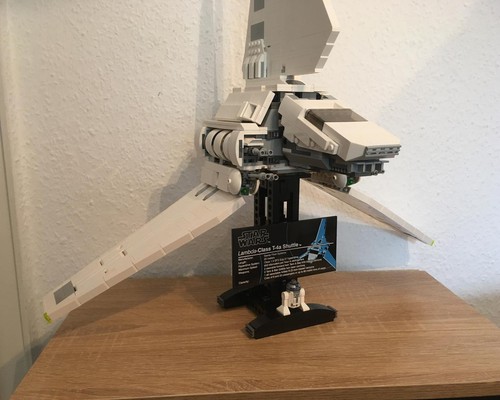 lego shuttle stand