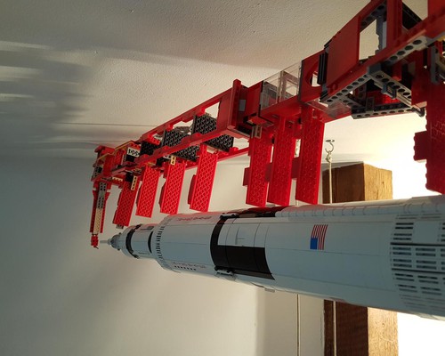 LEGO MOC Saturn V Mobile launcher by BennyBenster | Rebrickable - Build ...