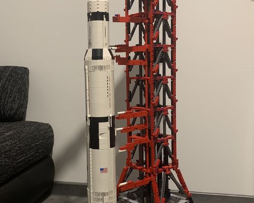 LEGO MOC Launch Tower Mk I for Saturn V (21309/92176) with Crawler by ...