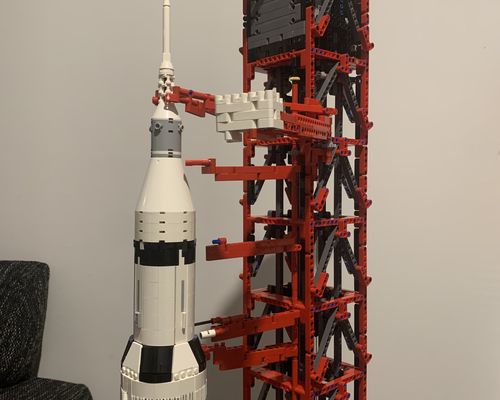 LEGO MOC Launch Tower Mk I for Saturn V (21309/92176) with Crawler by ...